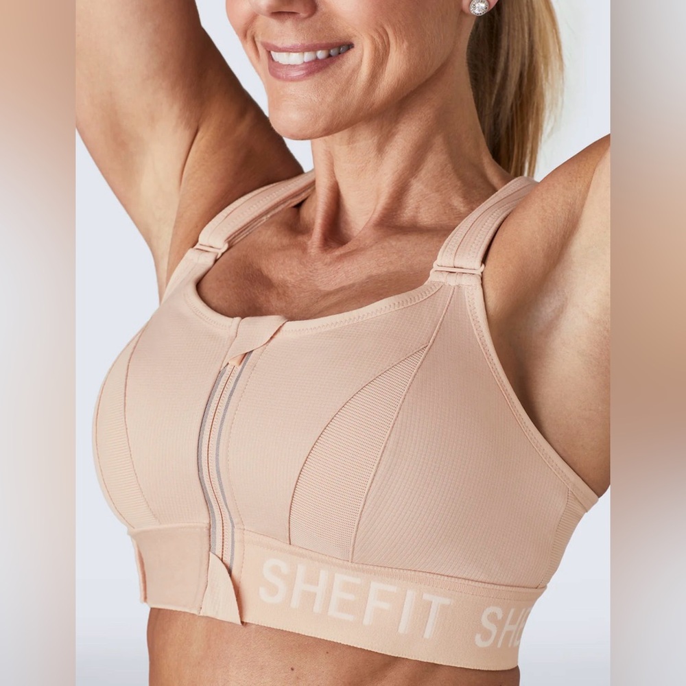 NWT SHEFIT Ultimate High-Impact Sports Bra in Sandstorm Size Small